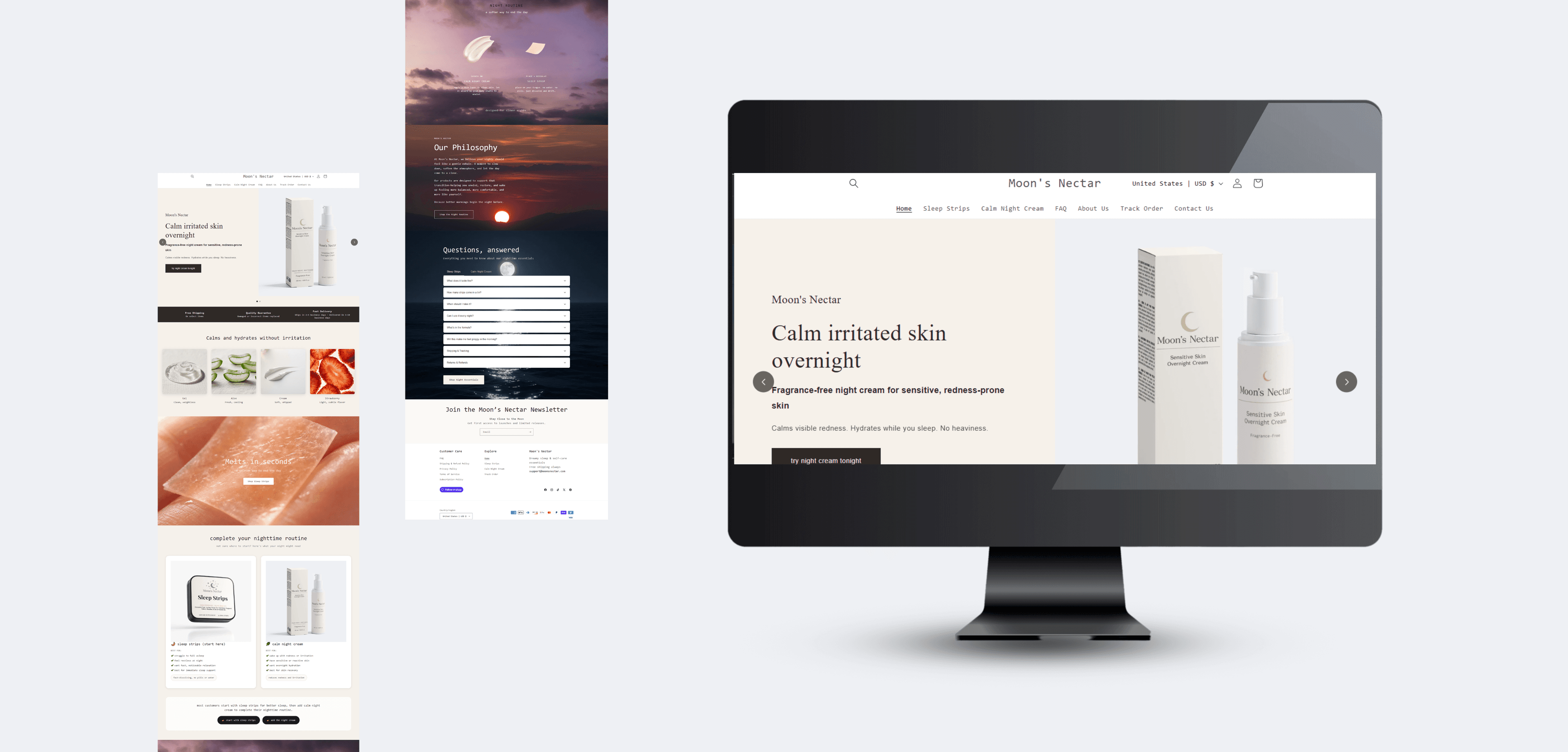Moons Nectar — Shopify project by WebGuru