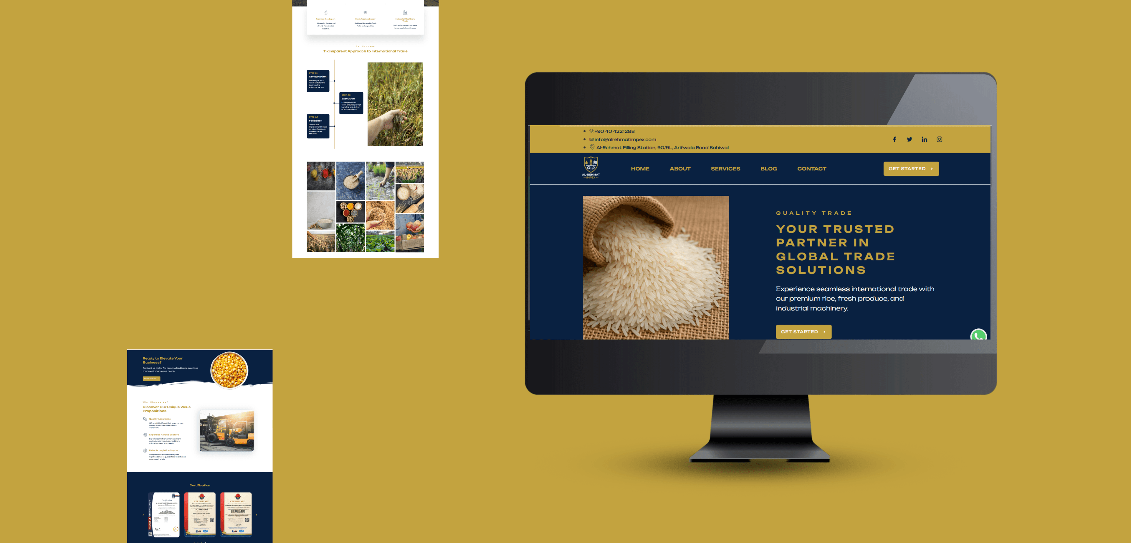 Alrehmatimpex — WordPress project by WebGuru