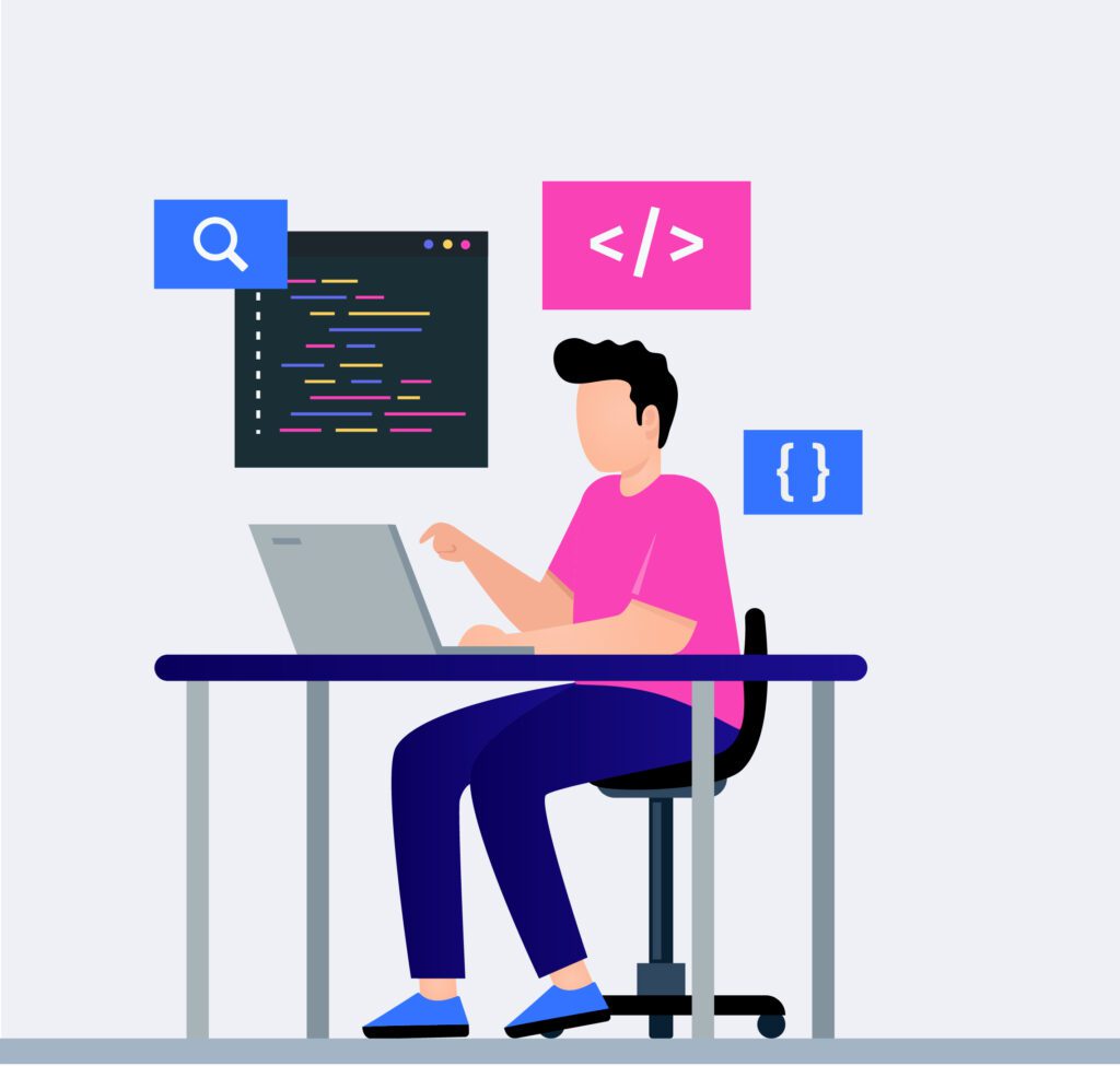 Hire a Developer Illustration